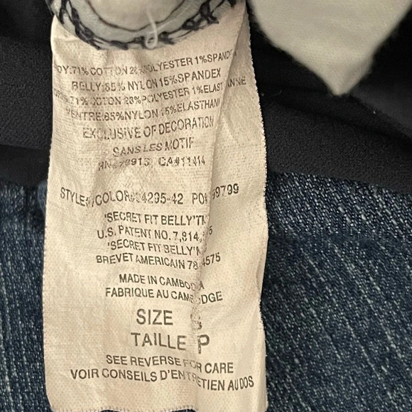 Motherhood Maternity Denim Capri Size Small - Picture 5 of 10